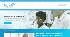 Desktop Screenshot of biolabfarma.com.br